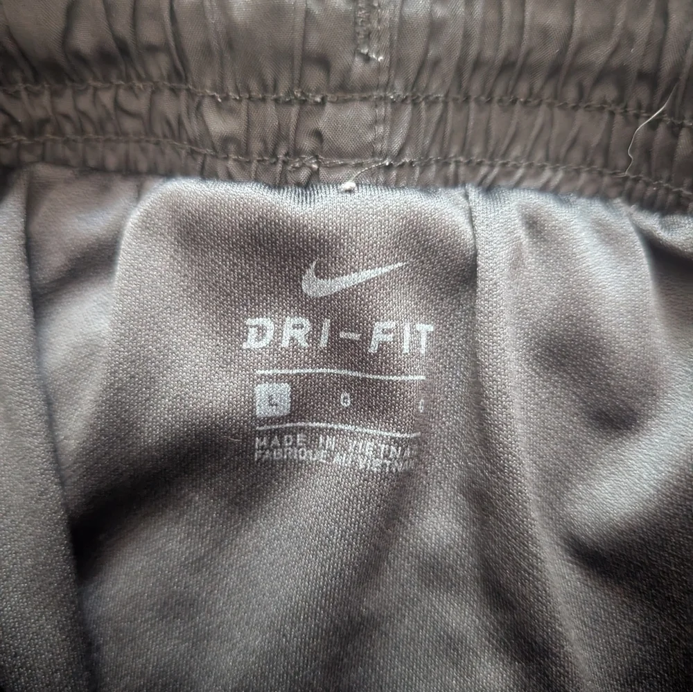 Nike Dri-Fit Black Shorts, Lined, Girls Large